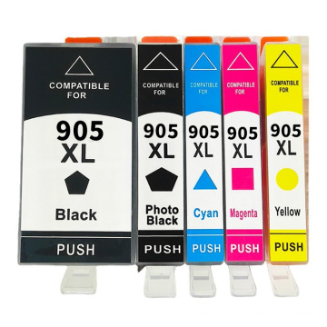Cartucho de tinta compatible con color premium CHPA905XL para CHPA OfficeJet Pro 6960 6970 Impresora